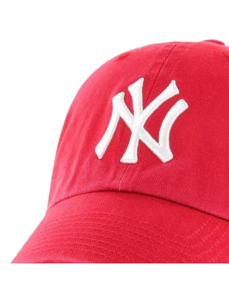 47 brand new york yankees clean up cap b-rgw17gwsnl-rdc czerwone one size