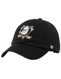 47 brand nhl anaheim ducks cap h-nlrgw25gws-bki czarne one size