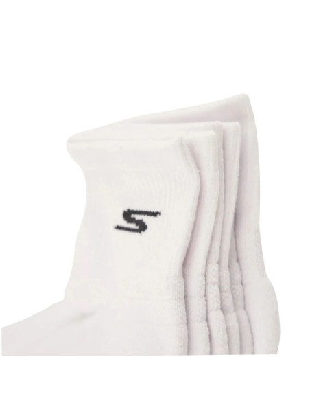 Skechers 3pk mens qtr prem basic socks s119050h-wht białe 43-46