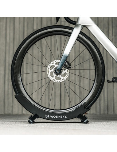 Stojak rowerowy wozinsky wsr-02 serwisowy stabilny na koło roweru - czarny