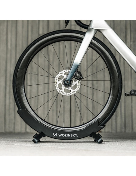 Stojak rowerowy wozinsky wsr-02 serwisowy stabilny na koło roweru - czarny