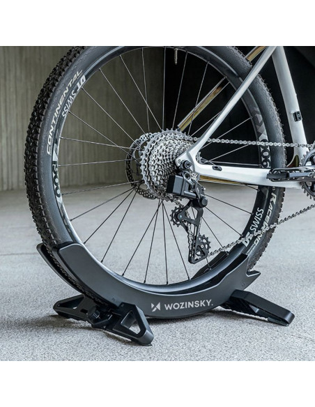 Stojak rowerowy wozinsky wsr-02 serwisowy stabilny na koło roweru - czarny