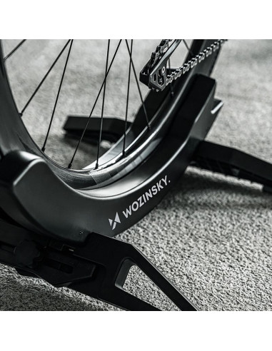 Stojak rowerowy wozinsky wsr-02 serwisowy stabilny na koło roweru - czarny