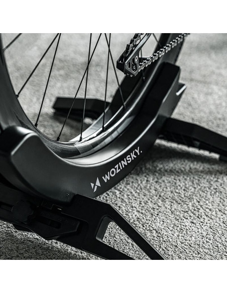 Stojak rowerowy wozinsky wsr-02 serwisowy stabilny na koło roweru - czarny