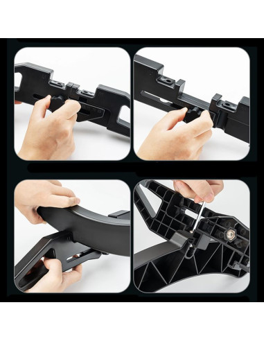 Stojak rowerowy wozinsky wsr-02 serwisowy stabilny na koło roweru - czarny
