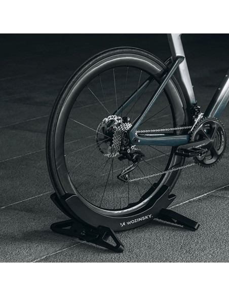 Stojak rowerowy wozinsky wsr-02 serwisowy stabilny na koło roweru - czarny
