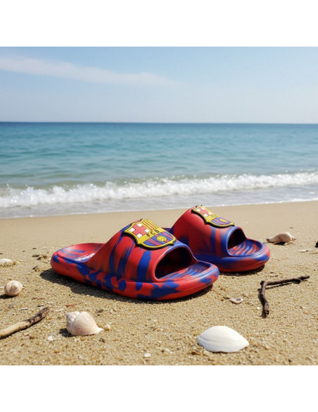 Fc barcelona klapki flip flops 2300007502
