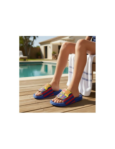 Fc barcelona klapki junior flip flops 2300007501