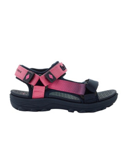 Lee cooper buty dziecięce dziewczęce sandały na rzepy na lato na plażę granatowe różowe 2