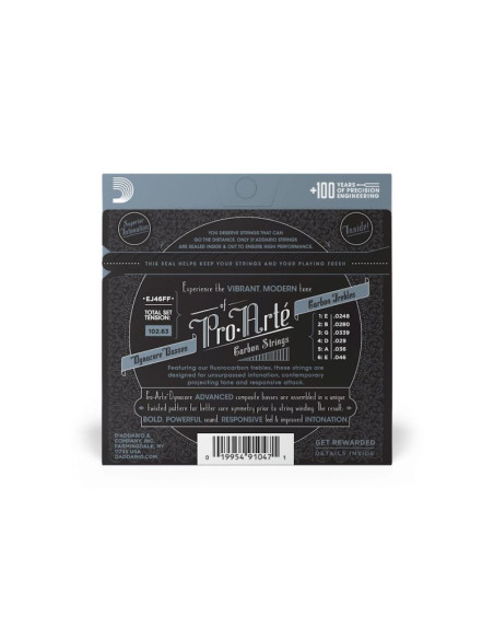 Daddario ej46 ff - struny do gitary klasycznej