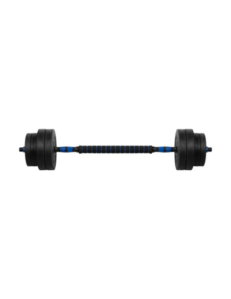 Hantel bitumiczny regulowany z łącznikiem 1x20kg rebel active