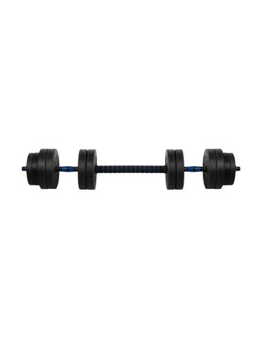 Hantel bitumiczny regulowany z łącznikiem 1x20kg rebel active