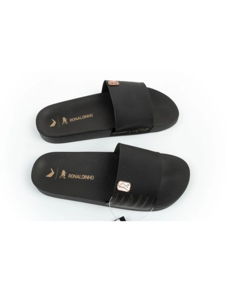 Rider buty klapki męskie sportowe r10 slide wygodne czarne laczki