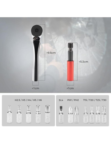 Rockbros zestaw narzędzi rowerowych 12w1 430034001