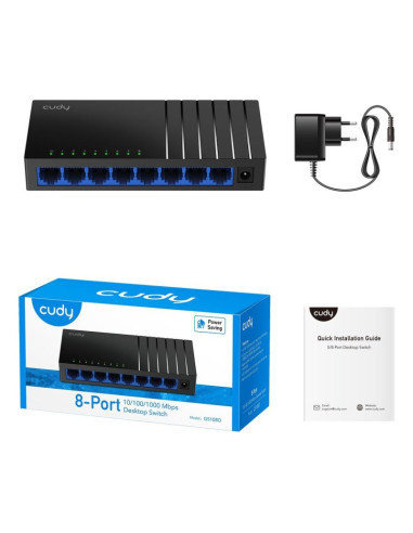 Switch cudy gs108d 8-port 10/100/1000