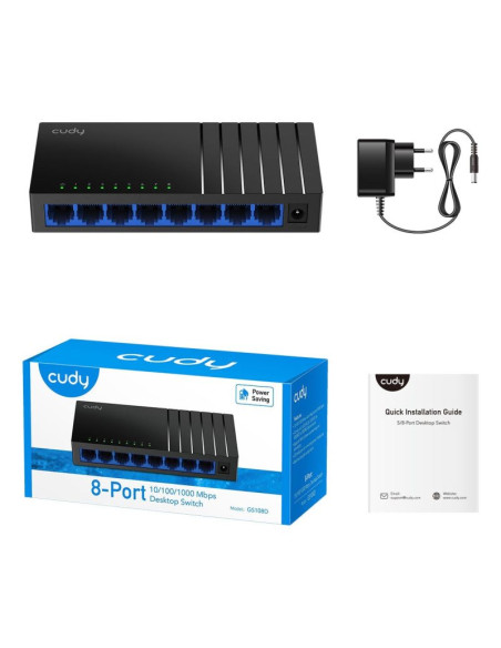Switch cudy gs108d 8-port 10/100/1000