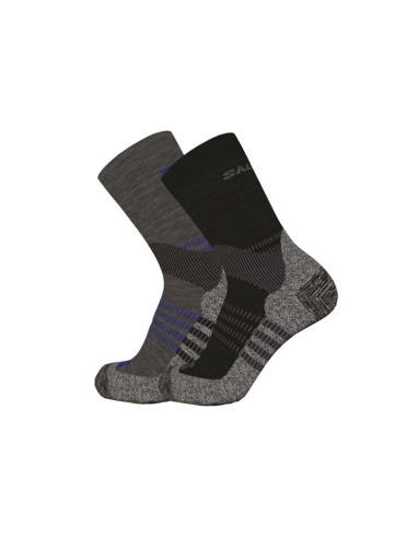 Salomon x ultra access crew 2-pack r+l anthracite-black lc2083200