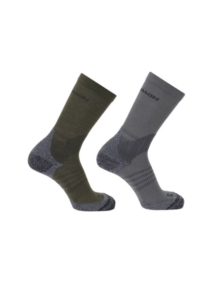 Salomon x ultra access crew 2-pack r+l excalibur/olive night lc2910600