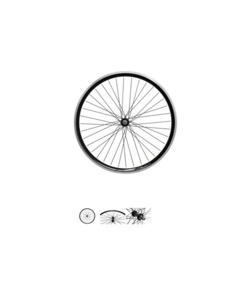 Koło 27,5'' przód v-brake o-czarna/p-czarna