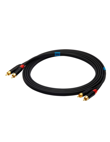 Ssq rcarca2 - kabel 2xrca- 2xrca 2 metrowy