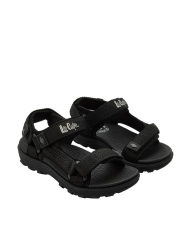 Sandały dla dzieci lee cooper czarne lcw-26-34-4436k