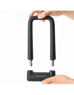 Zapięcie rowerowe rockbros rks626-bku-lock - czarne 2
