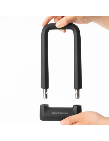 Zapięcie rowerowe rockbros rks626-bku-lock - czarne