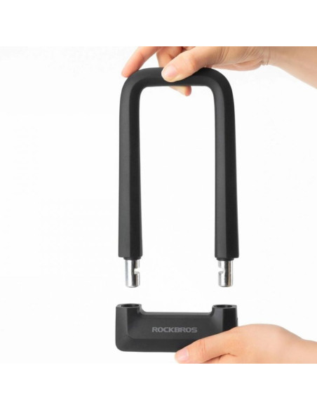 Zapięcie rowerowe rockbros rks626-bku-lock - czarne