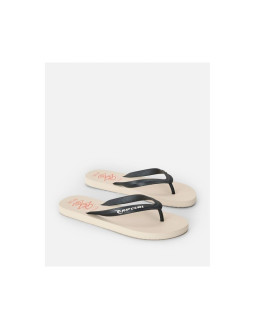 Japonki męskie rip curl icons of surf bloom open toe beżowe