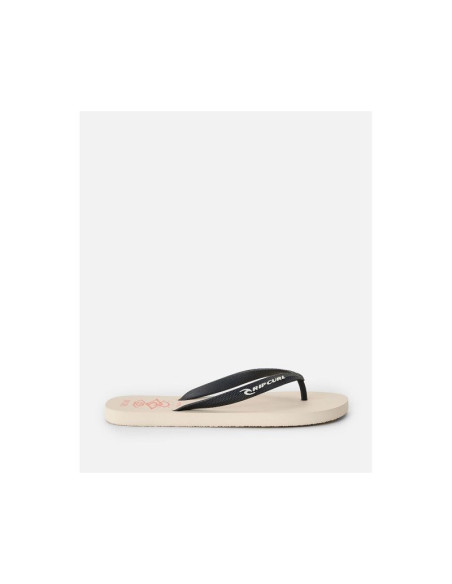 Japonki męskie rip curl icons of surf bloom open toe beżowe