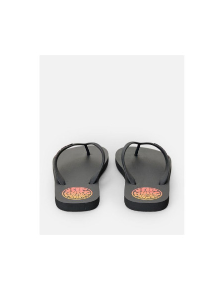 Japonki męskie rip curl icons of surf bloom open toe czarne