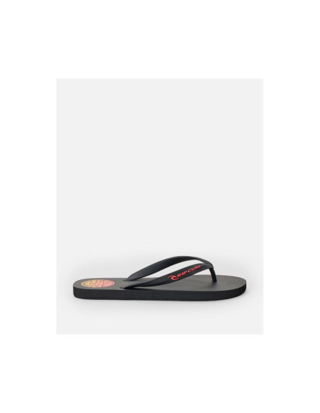 Japonki męskie rip curl icons of surf bloom open toe czarne