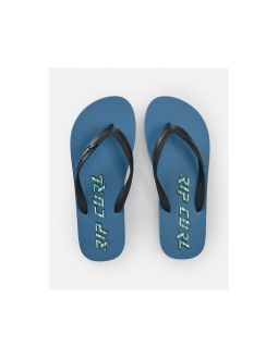 Japonki męskie rip curl icons of surf bloom open toe niebieskie