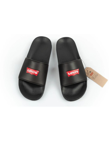 Levi's klapki sportowe damskie laczki wygodne modne czarne buty