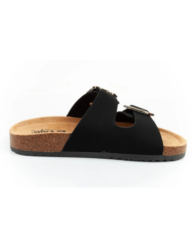 Lee cooper buty laczki damskie klapki wsuwane czarne zamsz wygodne lekkie