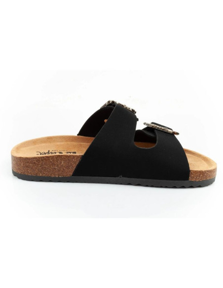 Lee cooper buty laczki damskie klapki wsuwane czarne zamsz wygodne lekkie