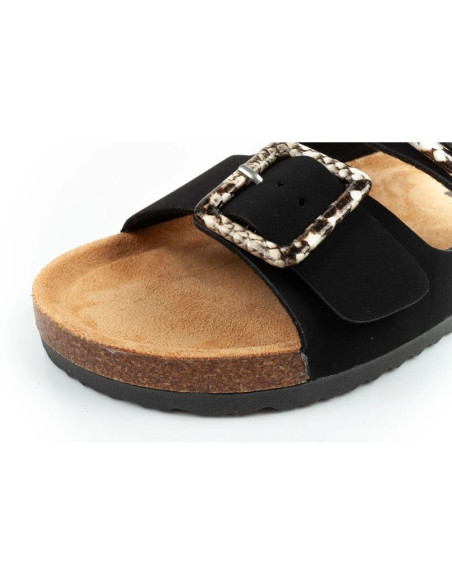 Lee cooper buty laczki damskie klapki wsuwane czarne zamsz wygodne lekkie