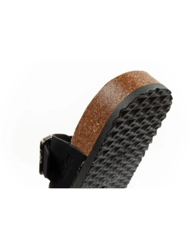 Lee cooper buty laczki damskie klapki wsuwane czarne zamsz wygodne lekkie