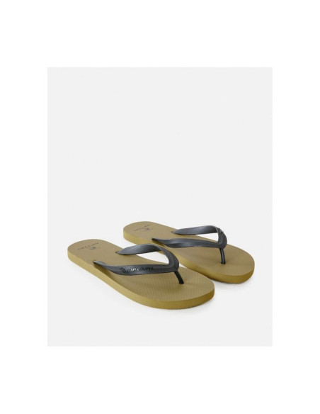 Japonki plażowe rip curl brand logo bloom open toe oliwkowe