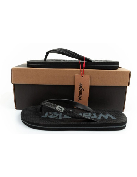 Wrangler buty klapki męskie laczki cole flipflop czarne japonki