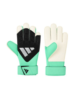 Rękawice bramkarskie dla dzieci adidas predator training zielono-czarne ke9706