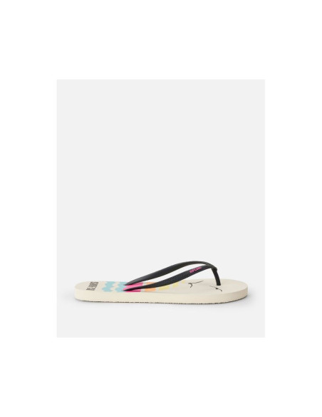 Japonki damskie rip curl mixed bloom open toe brązowe