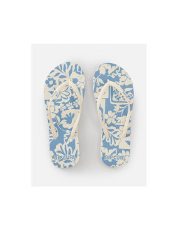 Japonki damskie rip curl mixed bloom open toe niebieskie