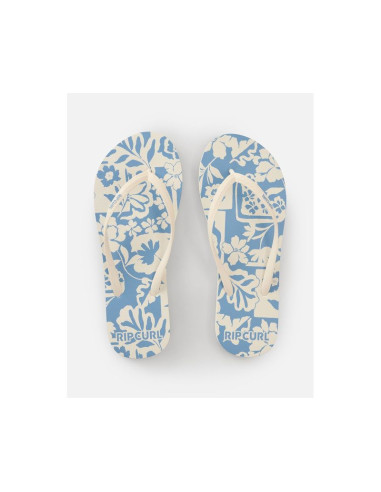 Japonki damskie rip curl mixed bloom open toe niebieskie