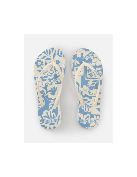 Japonki damskie rip curl mixed bloom open toe niebieskie