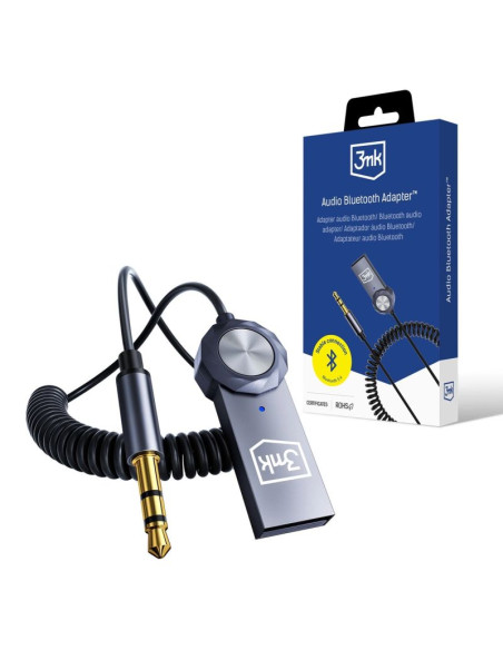 Transmiter 3mk audio bluetooth adapter™ bluetooth 5.4 z mikrofonem