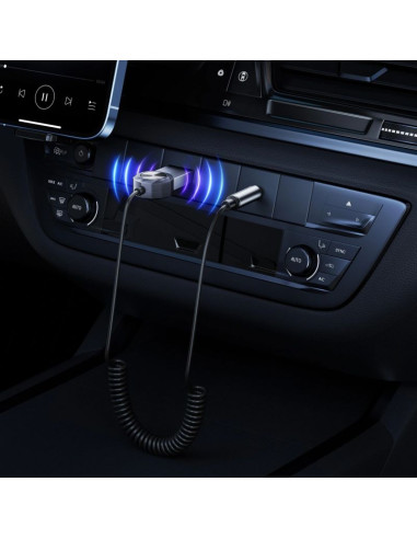 Transmiter 3mk audio bluetooth adapter™ bluetooth 5.4 z mikrofonem