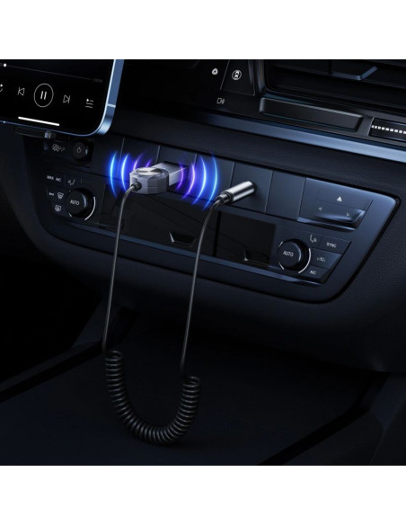 Transmiter 3mk audio bluetooth adapter™ bluetooth 5.4 z mikrofonem