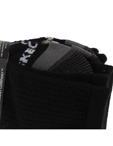 Skechers 3pk mens 1/2 terry work socks s106859-blk czarne 41-46