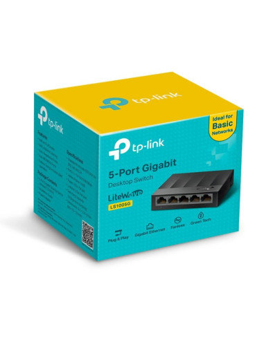 Switch tp-link ls1005g (5x 10/100/1000mbps)